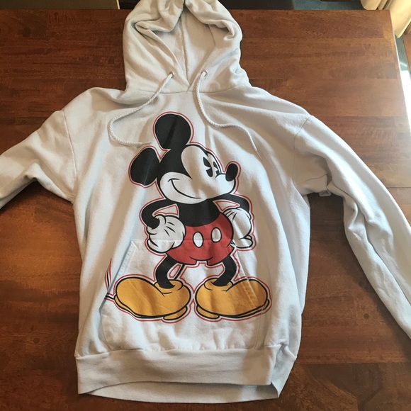 white mickey sweatshirt